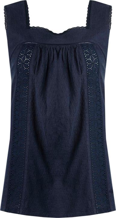 Actual product image Weird Fish Womens/Ladies Chelle Organic Cotton Square Neck Vest Top (44 D)