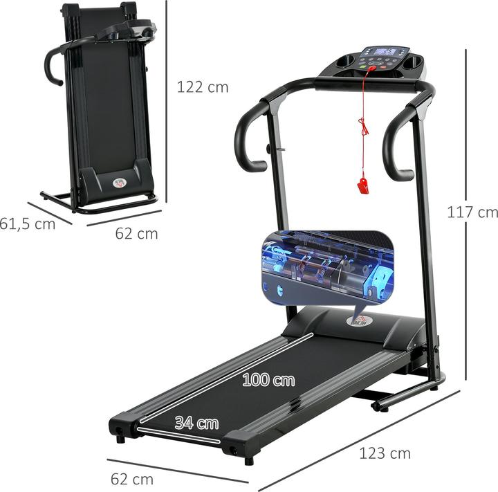 Immagine prodotto SportNow Tapis roulant elettrico pieghevole