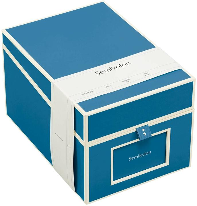 Image du produit Semikolon Boîte à photos bleue (10 x 15 cm, 9 x 13 cm)