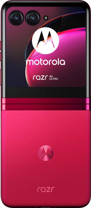 Actual product image Motorola Razr 40 Ultra (256 GB, Viva Magenta, 6.90", SIM + eSIM, 12 Mpx, 5G)