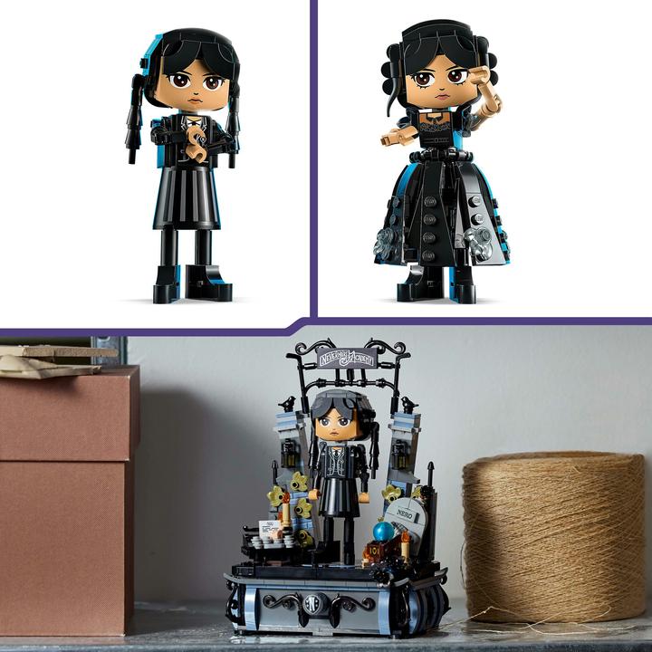 Actual product image LEGO Wednesday Addams construction figure (76780, LEGO Wednesday)