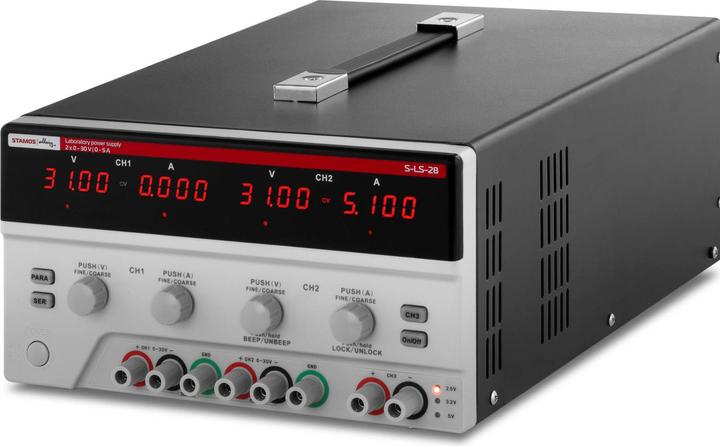 Produktbild Stamos Labornetzgerät Doppel Labornetzteil Netzgerät Trafo 2X 0 30 V 5 A 550 W