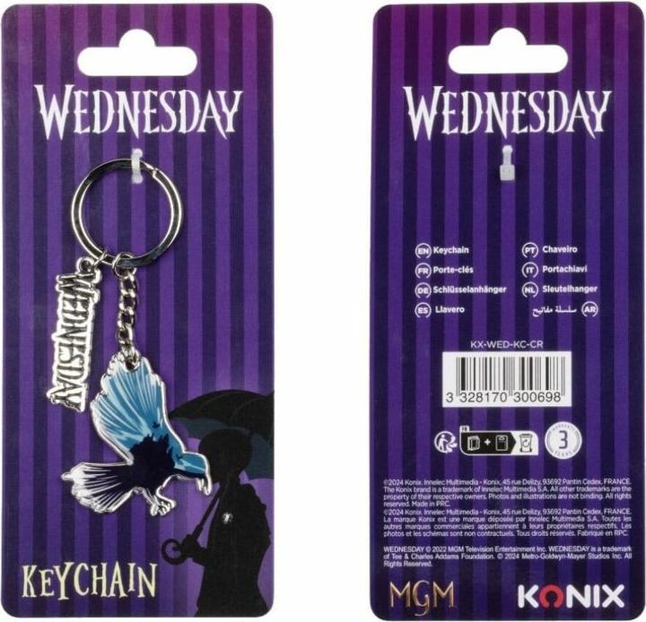 Produktbild Konix Wednesday Schlüsselanhänger Crow