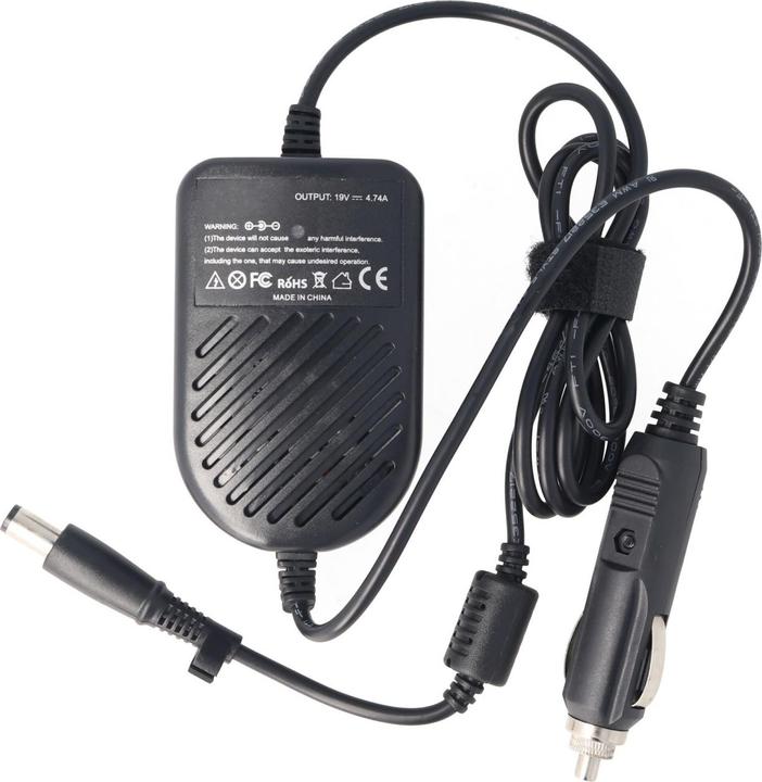 Produktbild AccuCell 12V KFZ-Ladekabel passend für HP Compaq Laptop 19V 4,74A (90 W)