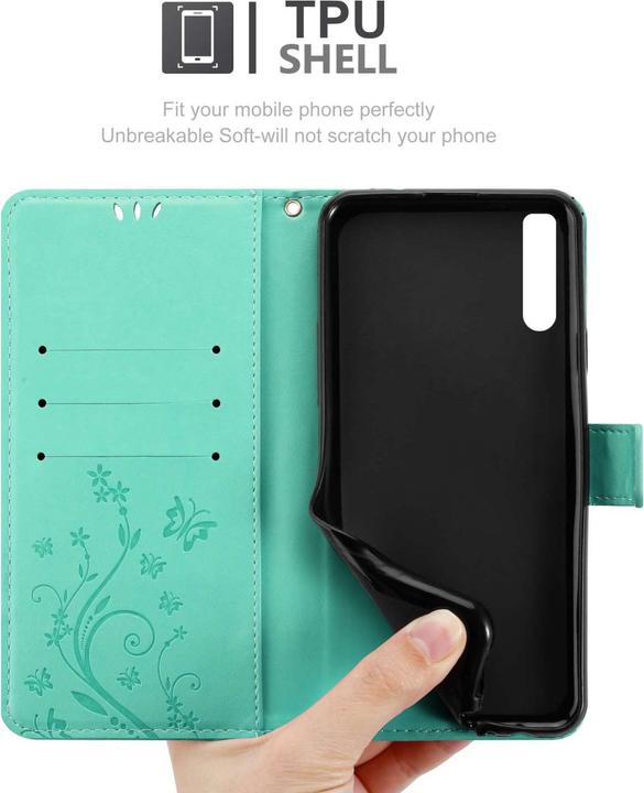 Actual product image Cadorabo Case for Sony Xperia L4 Flower Book (Sony Xperia L4)