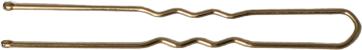 Cosmetic Haarnadel gold 60 x 1,2 mm gewellt 10 St (10 Stk.)