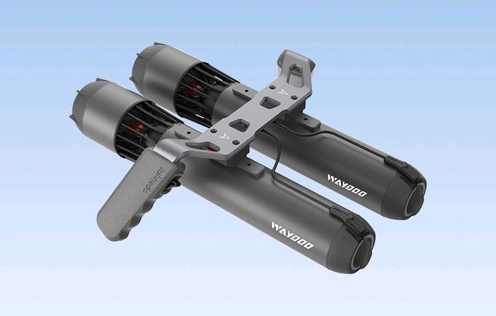 Produktbild Waydoo SUBNADO Unterwasser Scooter Griffhalterung Grau