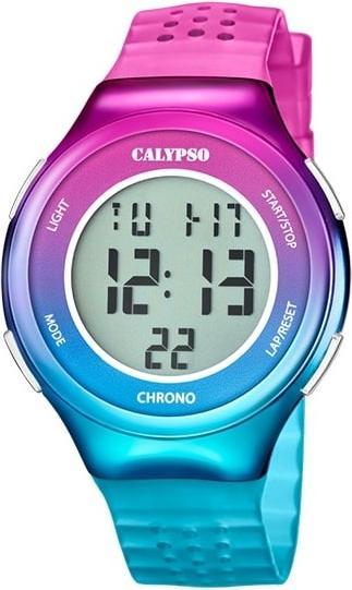 Image du produit Calypso Montre Color Splash K5841/1 Bracelet En Caoutchouc Noir, Unisexe (Montre analogique)