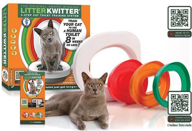 Actual product image Litter Kwitter Cat WC Training