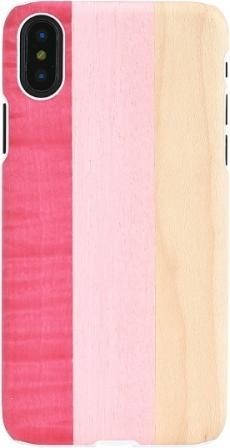 Immagine prodotto Man&Wood Custodia per smartphone iPhone X/XS rosa torta bianca (Apple iPhone X, Apple iPhone XS)