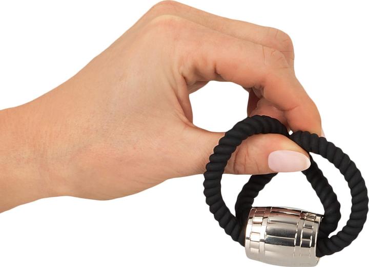 Produktbild Rebel Heavy Rope Cock Strap with two Loops (5.50 cm)