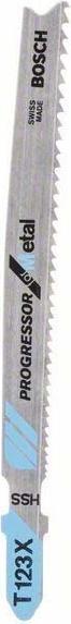 Image du produit Bosch Professional Zubehör Lame de scie sauteuse PRO Metal thick and thin T123XF, 100 mm, 25 pcs.