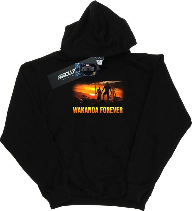 Immagine prodotto Felpa con cappuccio Wakanda Forever Pantera Nera Uomo (S)