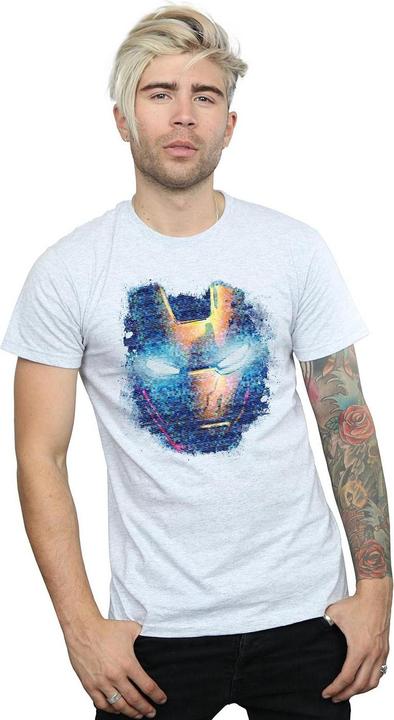Produktbild Iron Man Distressed Head TShirt (XL)