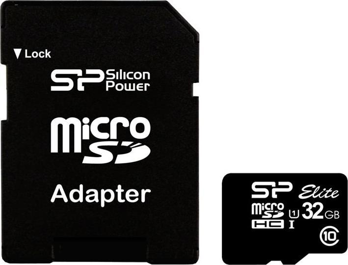 Image du produit Silicon Power Elite (32 Go, microSDHC, U1, UHS-I)