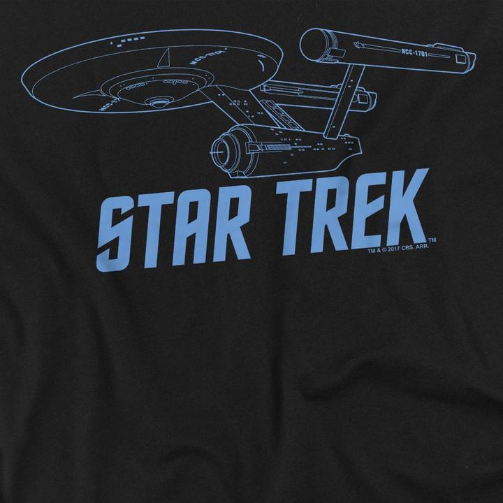 Actual product image Mens Enterprise Outline T-Shirt (M)