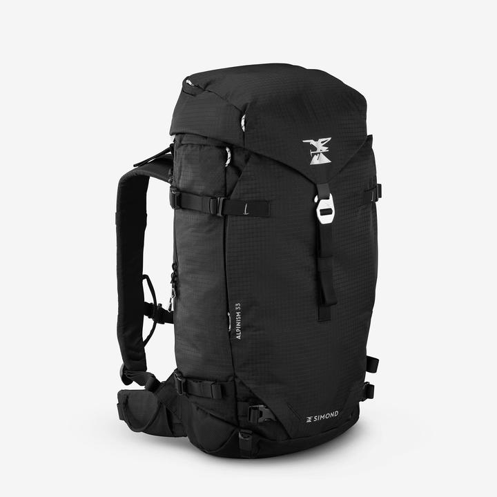 Actual product image Simond Rucksack Bergsteigen vielseitig modulierbar - Alpinism 33 schwarz (33 l)