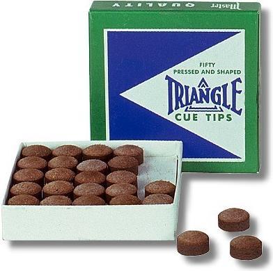 Triangle en cuir adhésif