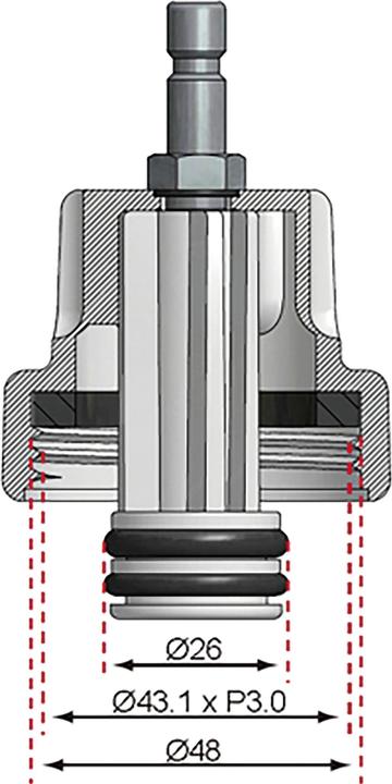 Image du produit BGS Adaptateur no 7 pour art. 8027, 8098 pour Alfa Romeo, Citroën, Fiat, Mini, Peugeot, Renault, Saab