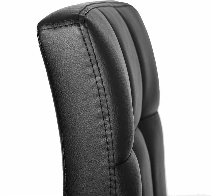Immagine prodotto Songmics Sgabello da bar regolabile in altezza, similpelle, nero, set di 2