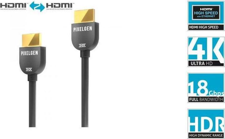 Produktbild Pixelgen HDMI (Typ A) — HDMI (Typ A) (5 m, HDMI)