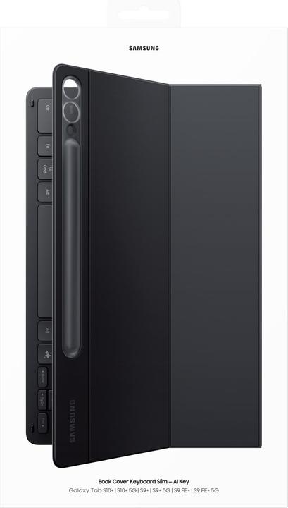 Actual product image Samsung Book Cover Keyboard Slim (DE, Galaxy Tab S10+, Galaxy Tab S9+, Galaxy Tab S9 FE+)