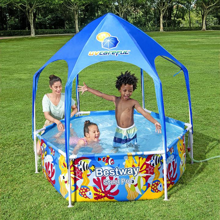 Actual product image Bestway Splash-in-Shade Play Pool 183x51cm