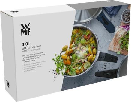Produktbild WMF Schnellbratpfanne 3l Schnellkochtopf ohne Deckel Perfect Premium Induktion (22 cm, Dampfkochtopf, Edelstahl)
