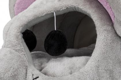 Produktbild Trixie Kuschelhöhle Lukas 65x35x33cm (33 cm, Hellgrau)
