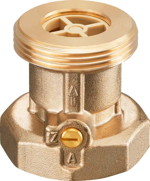 Image du produit Oventrop OV Vanne d'arrêt SVE Laiton DN 25, 1 pouce, G 1 1/2 pouce