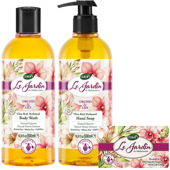 Image du produit Ottoman Set de savon de luxe Orchidée et Lys (Set soin capillaire)