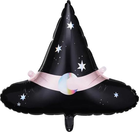 Immagine prodotto Partydeco Palloncini in foil con cappello da strega Streghe e festa di Halloween (1 x)