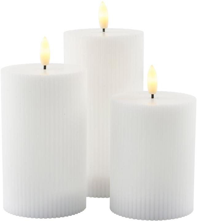 Actual product image Sirius LED candles set Smilla, 10/12.5/15 cm, Rechargeable (3 x)