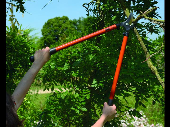 Immagine prodotto Bahco Forbici da potatura bypass da 35 mm con manico in acciaio, 600 mm
