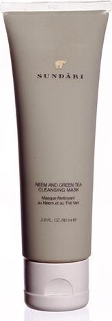 Produktbild Sundari Neem and Green Tea Cleansing Mask for All Skin Types (80 ml)