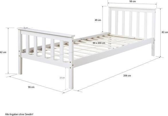 Actual product image Homestyle4u Youth bed Single bed Day bed (90 x 200 cm)