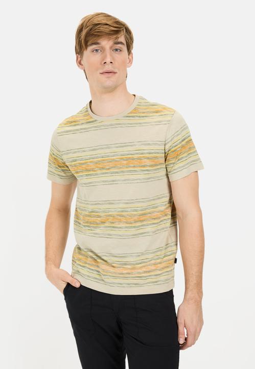 Image du produit Camel Active T-Shirt mit Streifenmuster aus Baumwolle (S)