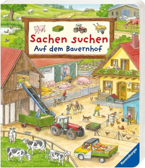 Immagine prodotto Ravensburger Sachen suchen Auf dem Bauernhof (Tedesco, Anne Suess, Susanne Gernhäuser, 2017)
