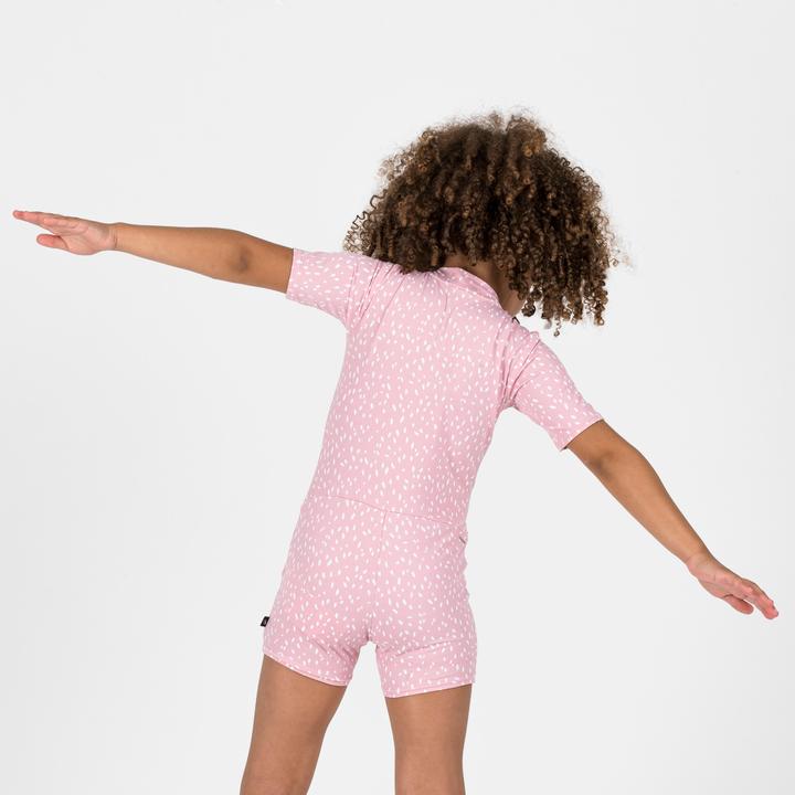 Produktbild Nabaiji Schwimmanzug Baby kurzarm kurze Beine - rosa (102)