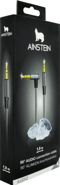 Produktbild Ainstein 90° KLINKEN Anschlusskabel (1 m, 3.5mm Klinke (AUX))