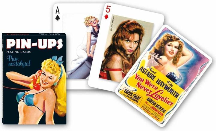 Actual product image Piatnik Poker, Pin-Ups (German)