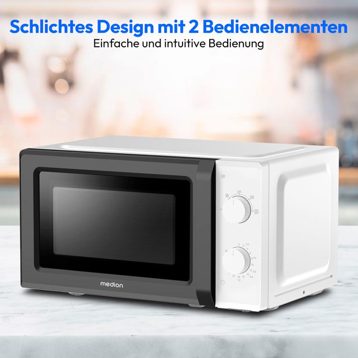 Produktbild Medion MD 11475 Mikrowelle schwarz 20l (EU-Stecker, 20 l)