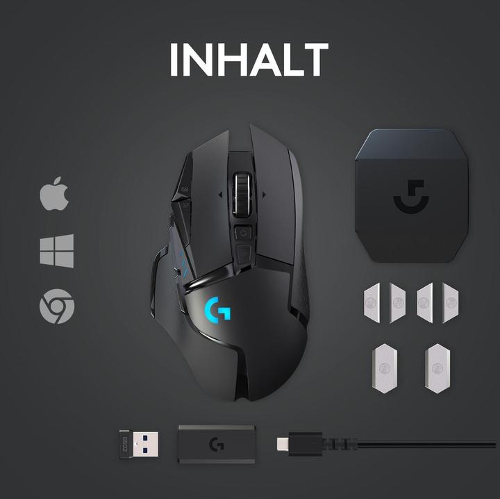 Produktbild Logitech G G502 Lightspeed (Kabellos)