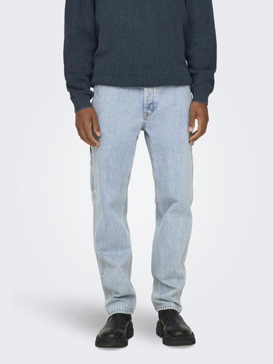 Actual product image Only & Sons Onsedge Straight Car Lb 1087tai Dnm Noos (W34/L32)