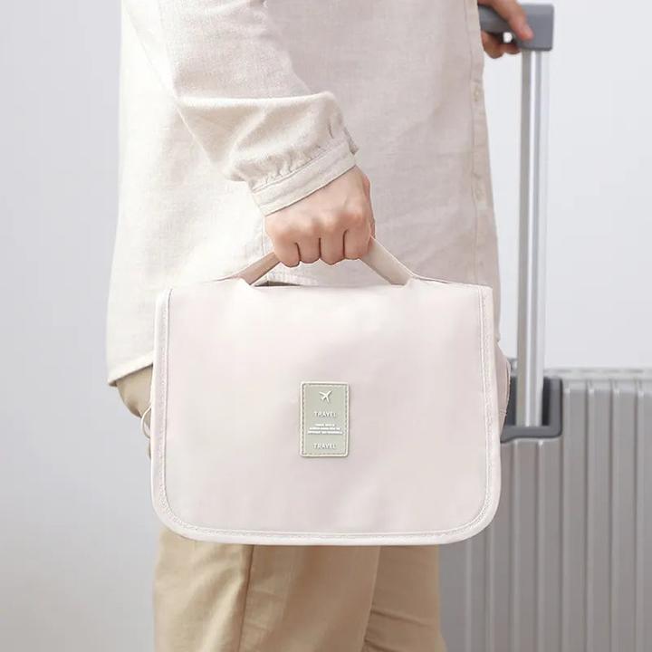 Actual product image Only-Bags.Store Toiletry bags, make-up bags, solid, foldable, cosmetic bags, travelling, PVC, waterproof
