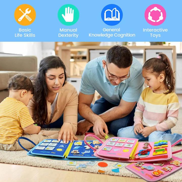 Actual product image Activity Board Toy Busy Board preschool learning fine motor skills skill for 1 2 3 4 years old toddlers educational