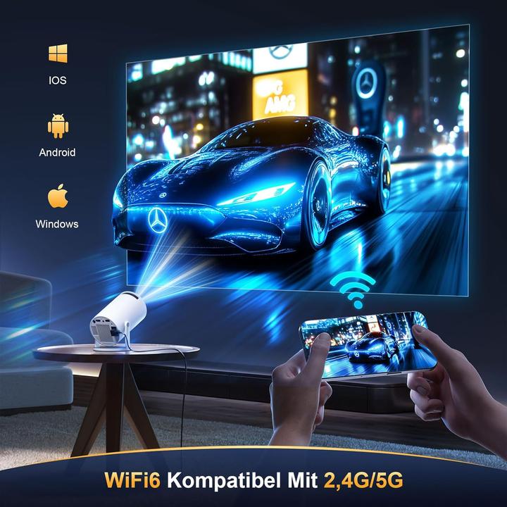 Produktbild Magcubic Smart Beamer HY300, 4K Full HD 1080P (Full HD)