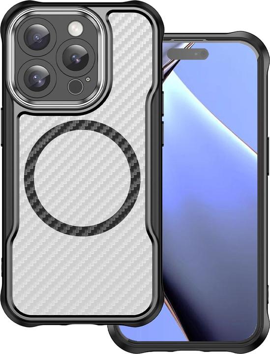 Produktbild OEM Defender Carbon Mag case for iPhone 16 Pro 6,3" black (Apple iPhone 16 Pro)