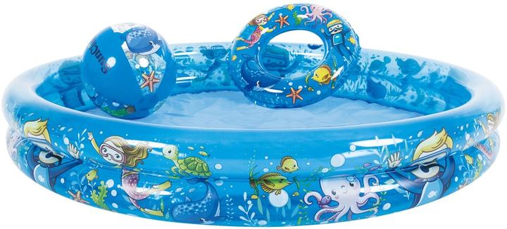 Actual product image Jilong Marine Life 2-ring pool with ball/ring