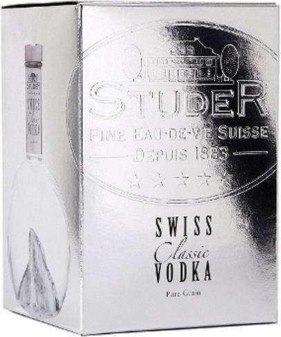 Actual product image Studer 1883 Swiss Classic Vodka Studer (1 x 70 cl)